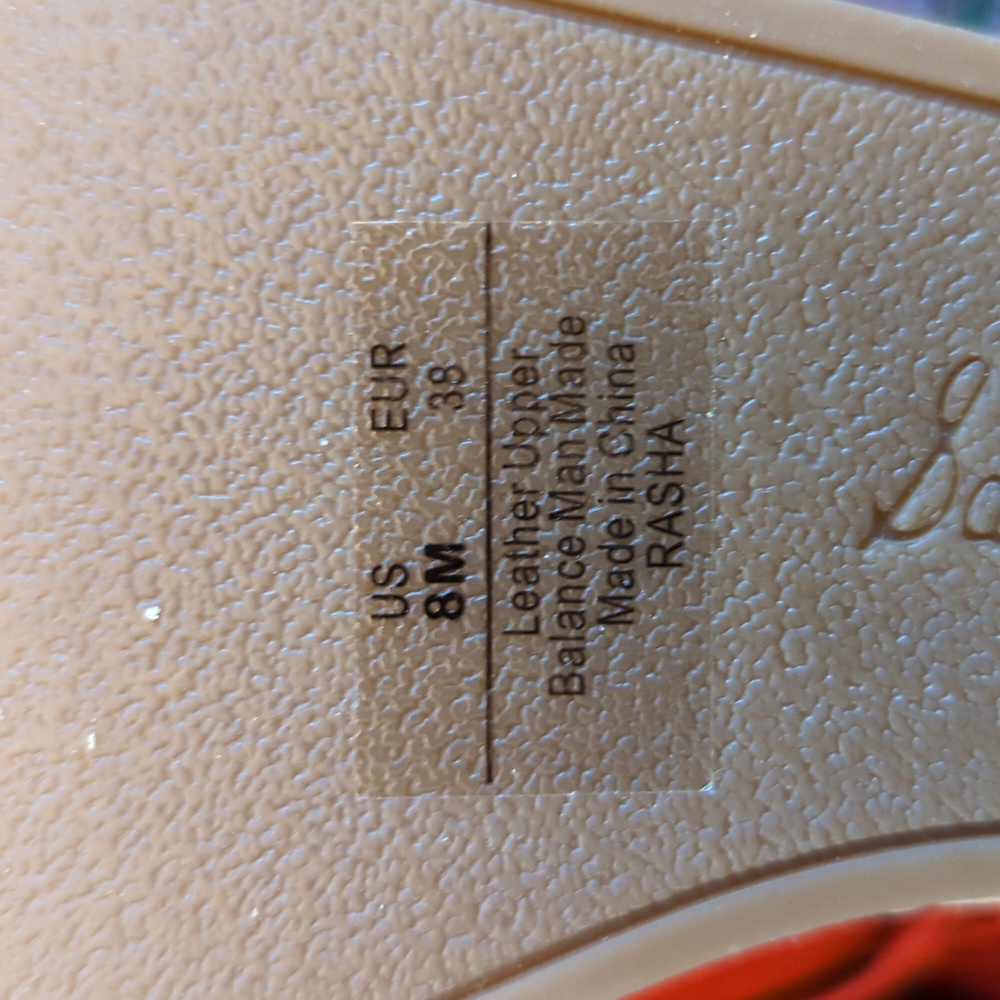 Sam Edelman Red wedges. - Picture 6 of 6